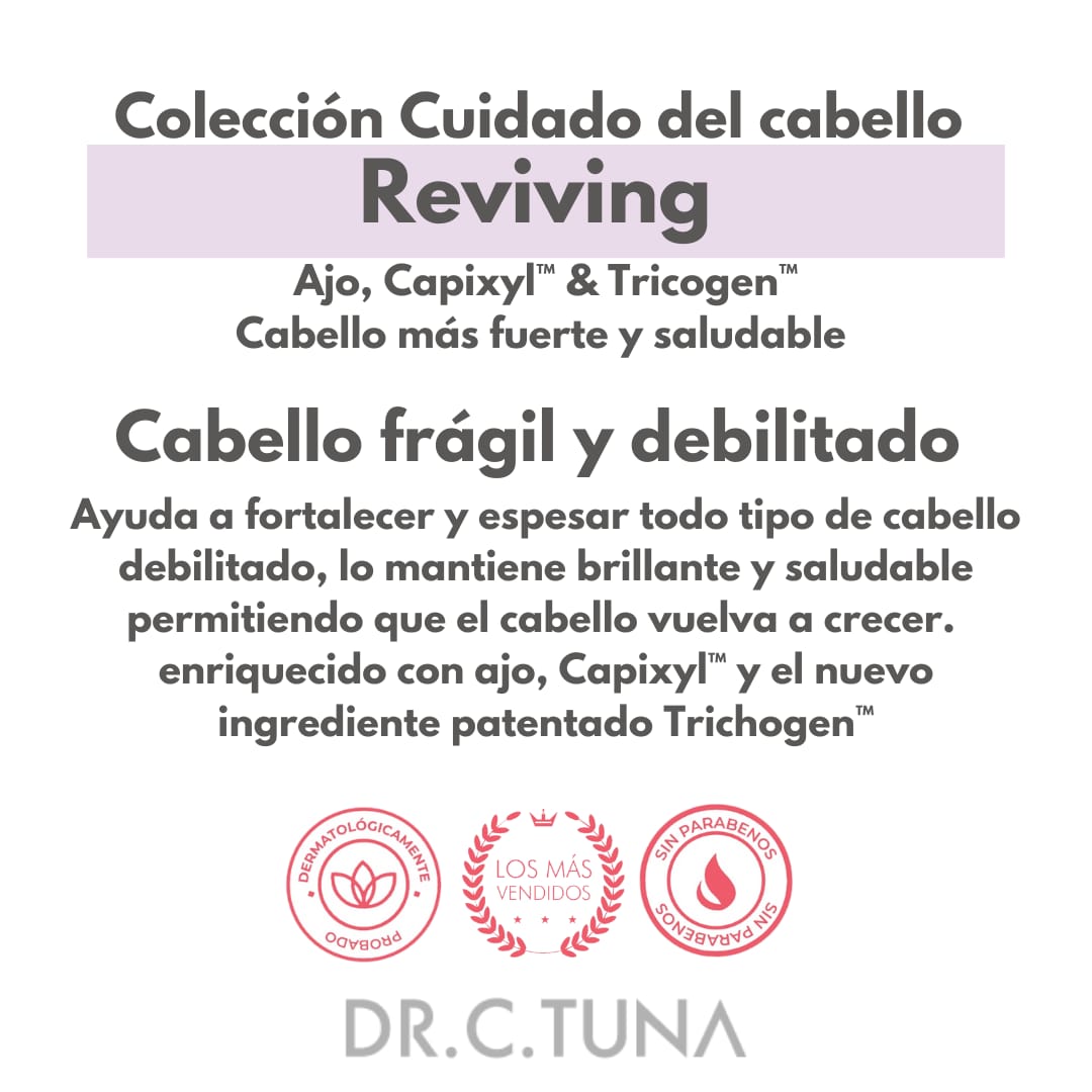 Reviving shampoo anticaída DR C TUNA