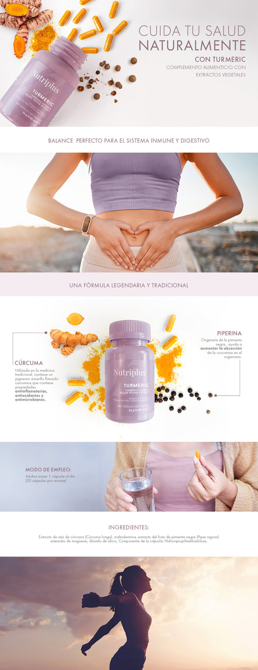 CÚRCUMA TURMERIC NUTRIPLUS