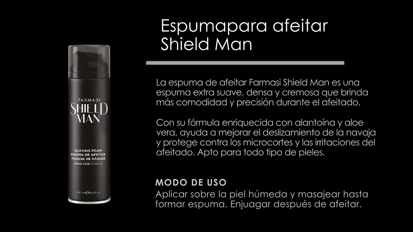 Espuma de afeitar Shield Man