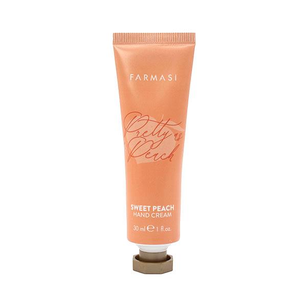 Peach hand cream