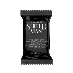 Shield Man Jabón para Cara y Cuerpo