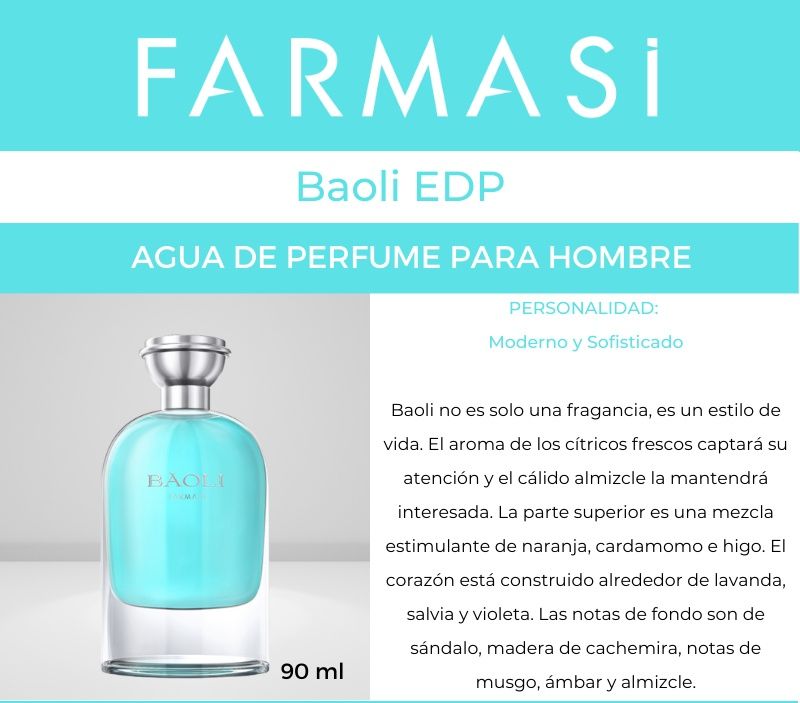 Fragancia de hombre Baoli Agua de Perfume 1107522