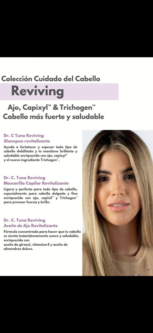 Reviving shampoo anticaída DR C TUNA