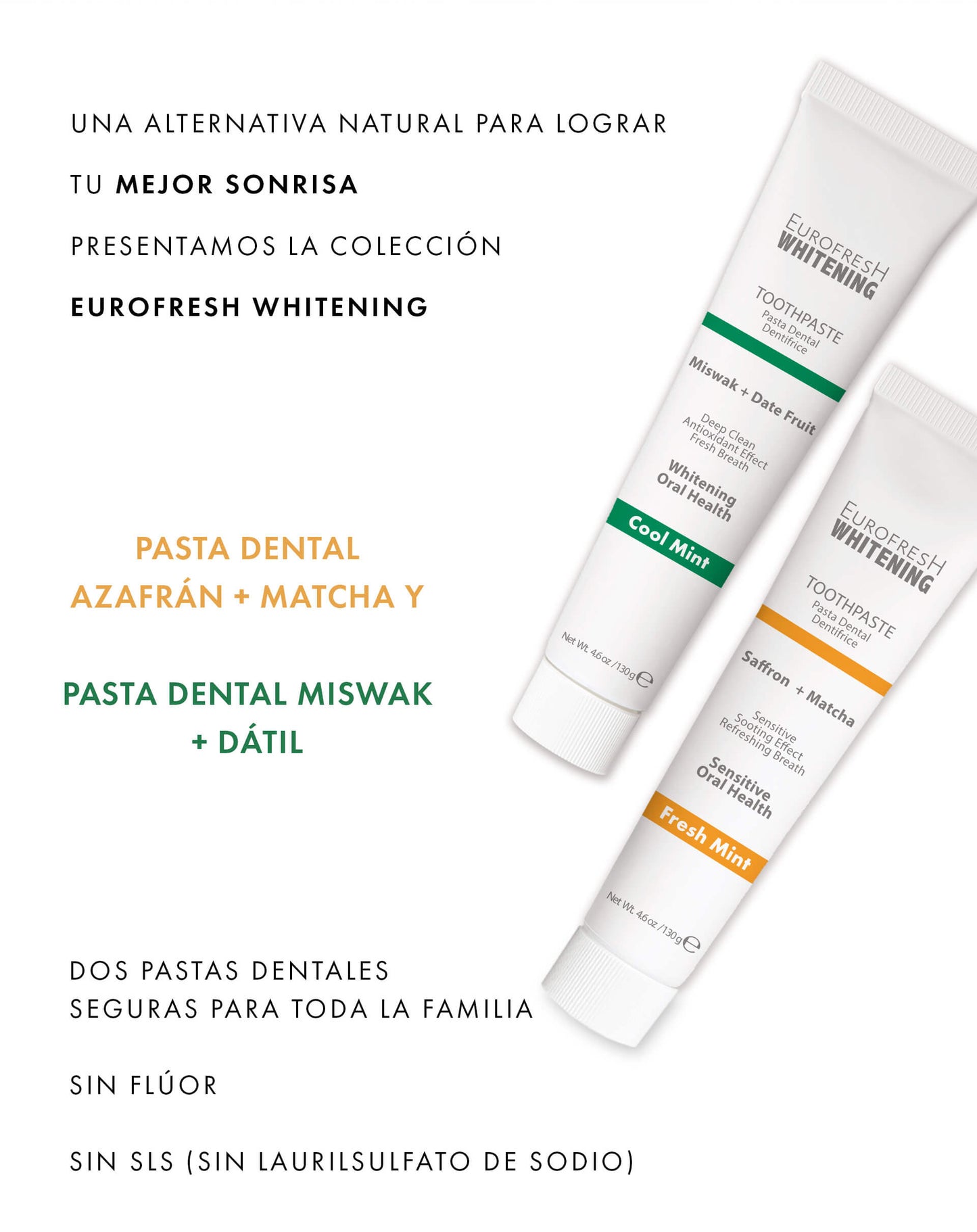 PASTA DENTAL EUROFRESH WHITENING MISWAK & DATIL