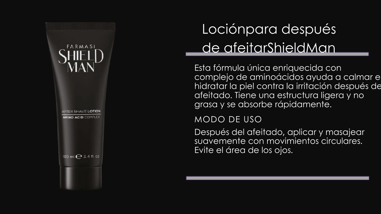 Loción Shield Man para Después de Afeitar