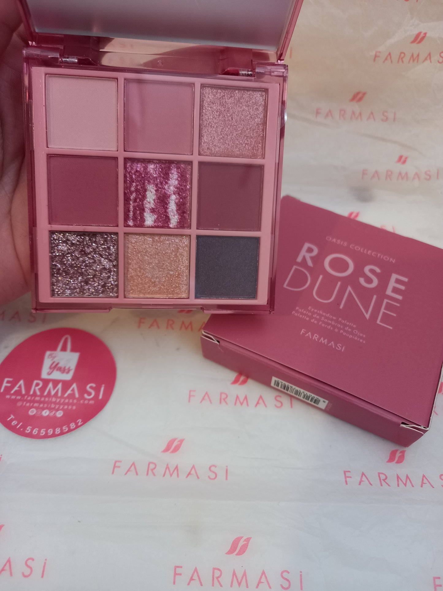 Paleta de sombras Rose Dune Oasis