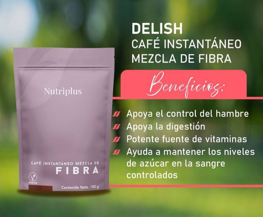 Café De Fibra Delish Nutriplus