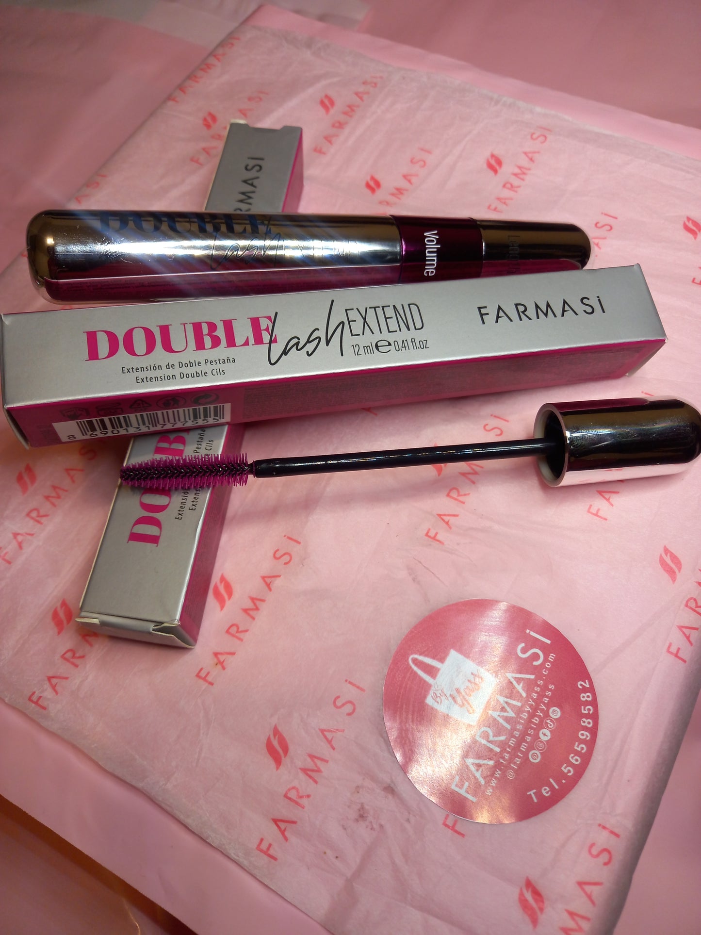 Mascara de pestañas Double Lash Extend (Efecto postizas)