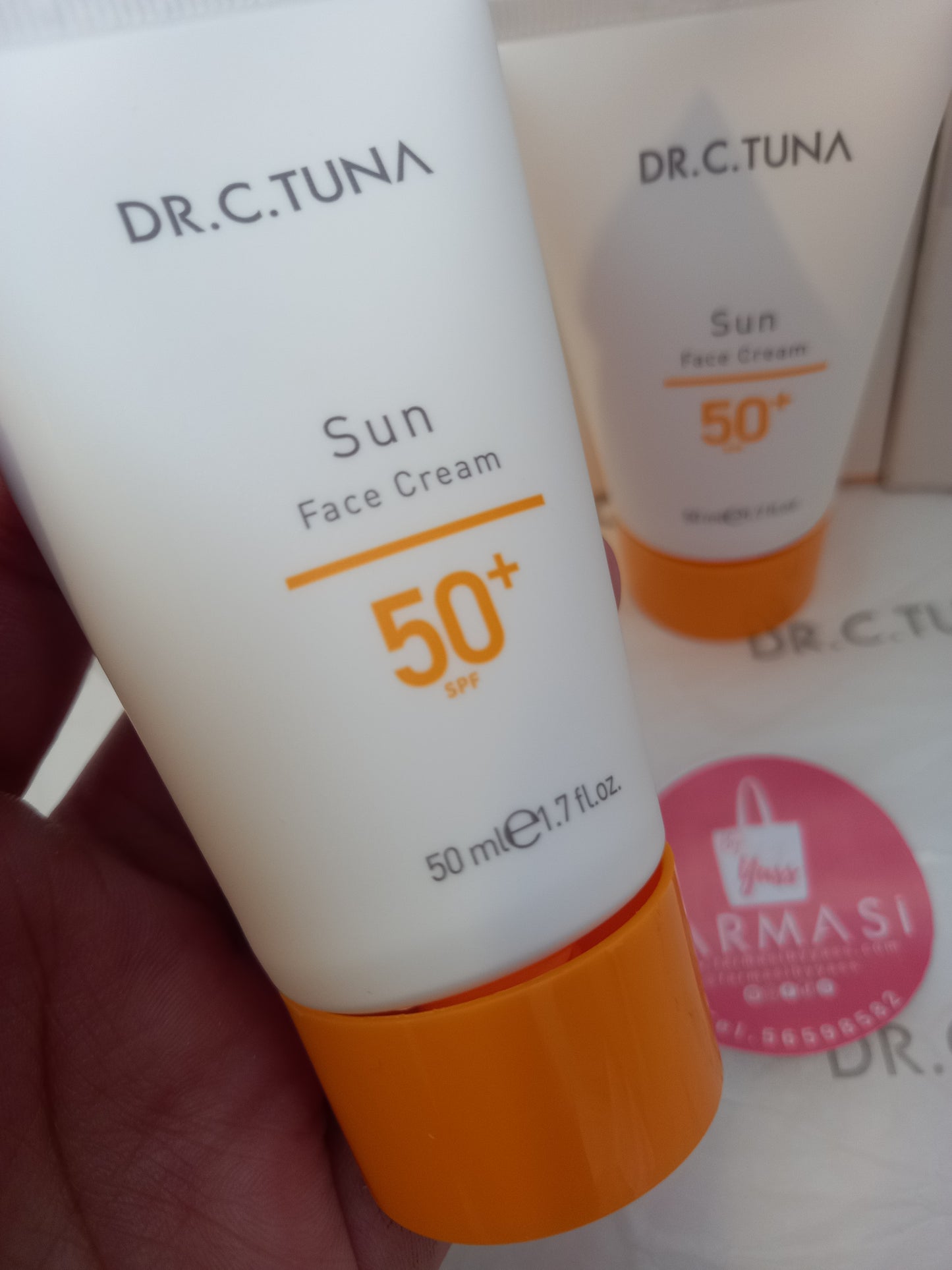 Protector solar Dr C Tuna para rostro SPF 50 Sun